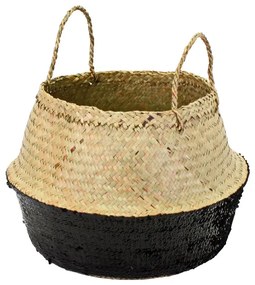 Cos paiete negru l40 cm