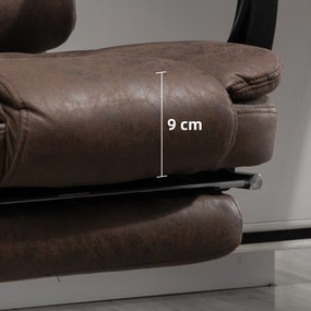 Vinsetto Scaun Birou Masaj – inclinabil, incalzire &amp; 6 Vibratii | Aosom Romania