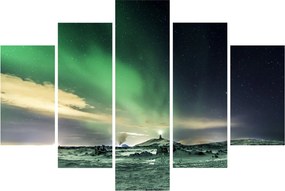 Tablou cu Aurora Borealis (150x105 cm)