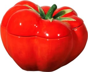 Bol cu capac din ceramica, "Tomato"