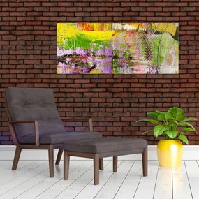 Tablou cu abstracție - pictura (120x50 cm)