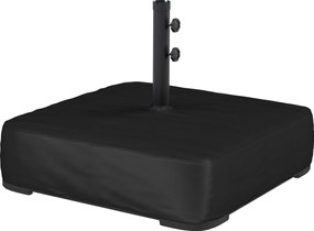 Outsunny Suport umbrelă 80 kg umplere cu nisip bază robustă pentru umbrele suspendate și tije de 48 mm Negru | Aosom Romania