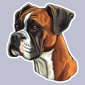 PIPPER. Autocolant Boxer mărimea: 60cm