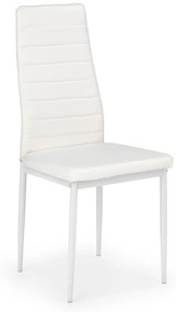 Scaun K70 piele ecologica alb