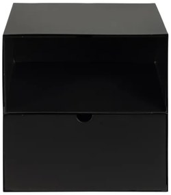 Noptieră cu posibilitate de montare pe perete BEKIM negru