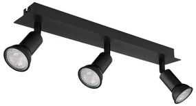 Spot DREW 3xGU10/35W/230V negru Globo 57998-3