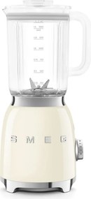 Blender Smeg BLF03CREU, 800 W, 1,5 l, 18 000 rpm, 4 programe, 4 viteze + Impusl, Otel inoxidabil, Crem