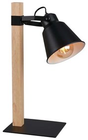 Lampă de masă Briloner 7406-015 TALE 1xE27/25W/230V negru