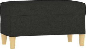 vidaXL Bancă, negru, 70x35x41 cm, textil