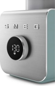 Blender Smeg Collezione BLC02EGMEU, 1400 W, 1,5 l, 22 000 rpm, 5 programe, 9 viteze, Măcinare gheață, Oțel inoxidabil, Verde smarald/Inox