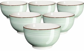 Mäser Set de 6 boluri Bel Tempo 14 cm, verde