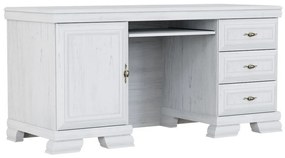 Set de mobilier Parma B125Pin Anderson, Părți separate, Cu dulap, Cu masa de birou, Cu componente suplimentare, Sticlă, PAL laminat