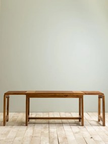 Banca extensibila, din lemn de acacia, Extendable