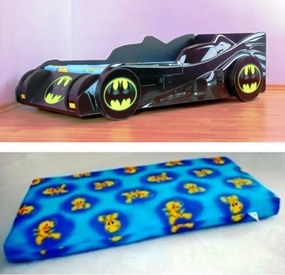 Pat masina Batman cu saltea