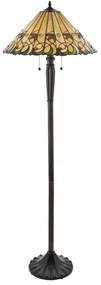 Endon 64192 - Lampadar Tiffany JAMELIA, 2x E27/60W/230V, Ø 50 cm