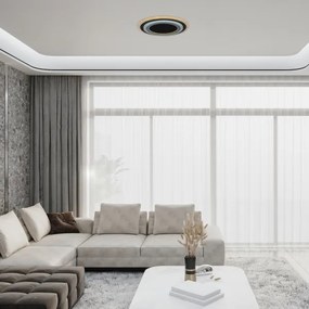 Rabalux 71316 - Plafonieră LED TANELI, dimabilă, 56W/230V, 3000/4000/6000K, neagră + telecomandă