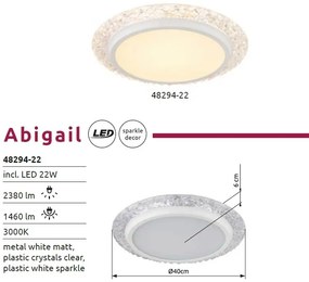 Plafoniera LED design elegant ABIGAIL