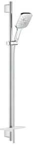 Grohe Rainshower SmartActive 130 Cube Set dus cu bara 90 cm si savoniera, crom