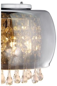Aplica de perete design modern KALLA fumuriu 15809W GL