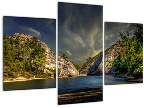 Tablou peisajului cu lac (90x60 cm)