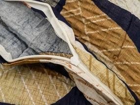 Lenjerie de pat Creponata din bumbac Renforce FRUNZA DE TOAMNA colorat Dimensiune lenjerie de pat: 70 x 90 cm | 140 x 200 cm