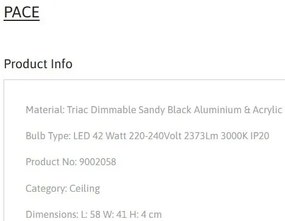 Lustra aplicata LED moderna design geometric PACE