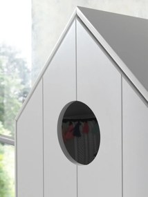 Set 2 Dulapuri pentru Copii Căsuță, Verde Mentă și Alb, (MDF) – CASAMI – Vipack