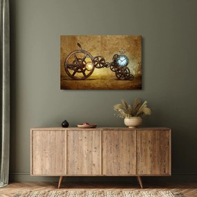 Tablou cu aparatele istorice ale ceasurilor (90x60 cm)