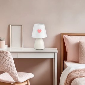 ONLI - Lampă pentru copii TITTA, 1xE14, 6W, 230V, 20 cm, albă