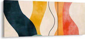 Tablou - Ilustrație colorată minimalistă II. (120x50 cm)