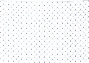 vidaXL Plasă lumini Crăciun, albastru, 4x4 m 544 LED interior/exterior