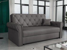 Canapea extensibilă Clovea Roma III (Gri închis) (cu sp. depozitare). Promo -16%. 1105518