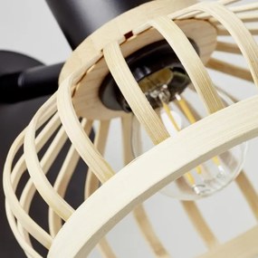 Brilliant - Lampă de perete NORAH 1xE14/28W/230V bambus