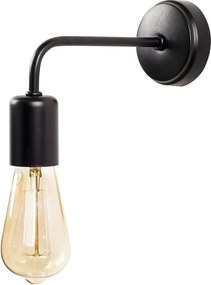Lampa perete DENGE-3434, negru, metal, 8x20x15 cm