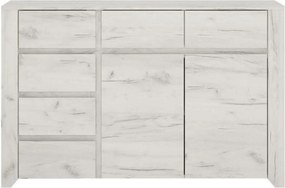 Comoda ANGEL TIP 42, alb, PAL melaminat, 119x40x77 cm