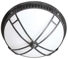 Plafoniera iluminat exterior din fier forjat, diametru 42cm, DE 2578-A