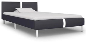 280826 vidaXL Cadru de pat, negru, 90 x 200 cm, piele ecologică