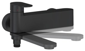 Ravak X070463 - Baterie de cadă CHROME neagră