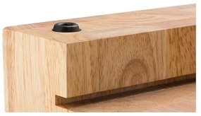 Tocător de bucătărie cu bol 48x32,5 cm ficus de cauciuc Continenta C4027