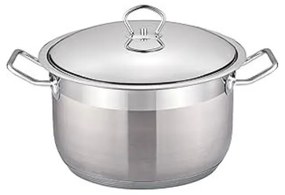 Cratita Inox cu Capac 30cm 10.6L Baza 5 Straturi