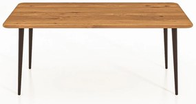 Măsuță de cafea din lemn de stejar 60x110 cm Kula – The Beds