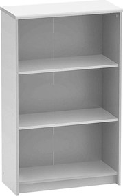 Biblioteca JOHAN 2 NEW 03, alb, DTD laminat, 73x34x115 cm