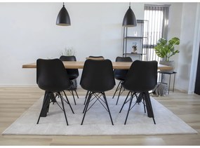 Oslo scaun de luat masa ecobleather negru