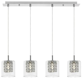 Lustra suspendata design elegant Duchess crom