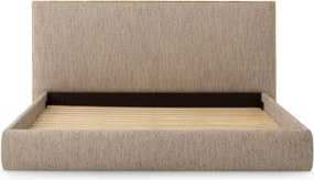 Pat dublu tapitat design LUX Ashford 180x210cm, Beckett beige