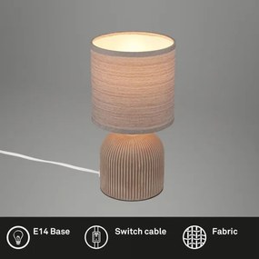 Brilo - Lampă de masă INO 1xE14/10W/230V maro