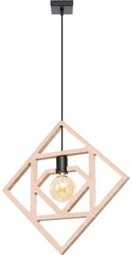 Lustră pe cablu Sollux SL.1757 CARO 1xE27/15W/230V fag