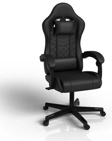 Juskys Scaun de birou HyperSeat - negru