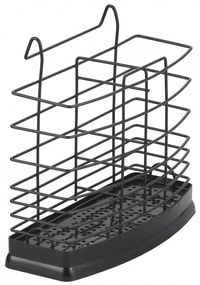 Uscător de tacâmuri Rosberg R53003B, 16.6x5.8x6.5 cm, negru