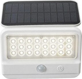 Lampa solara cu senzor de miscare Flaxton alb